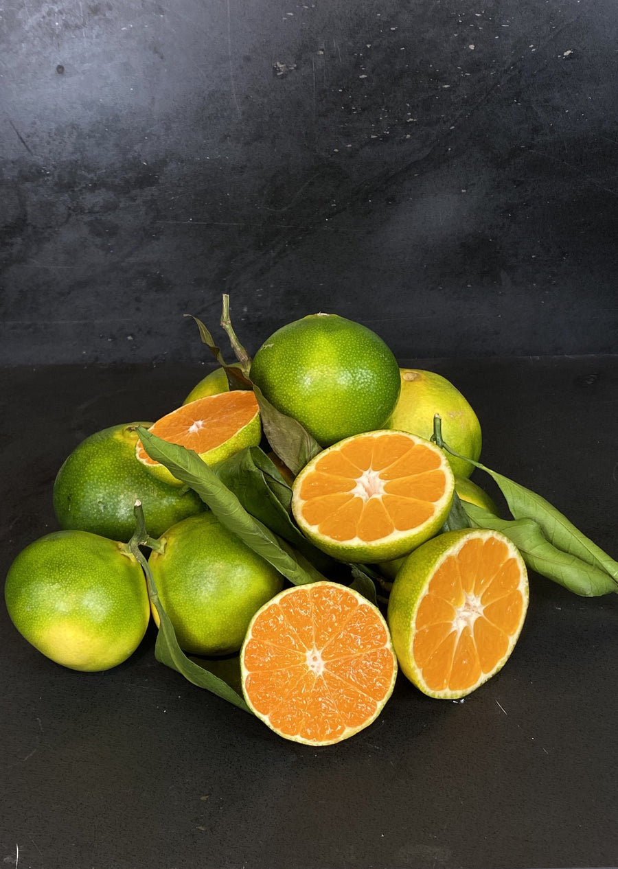 Tygkasse med säsongens citrus